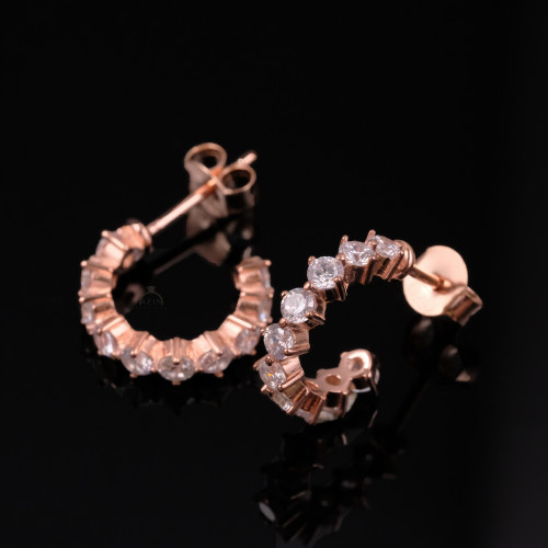 حلق دائري انيق 13MM | فضة عيار 925