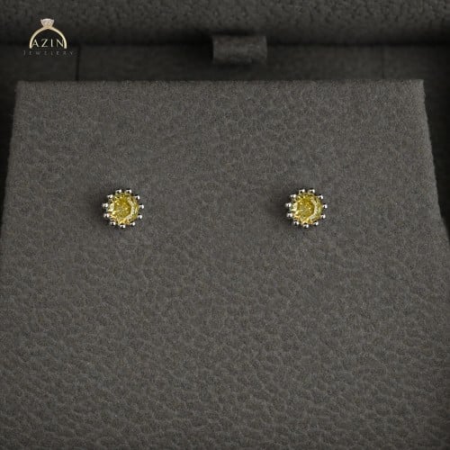 حلق دائري حجم صغير | فضة عيار 925