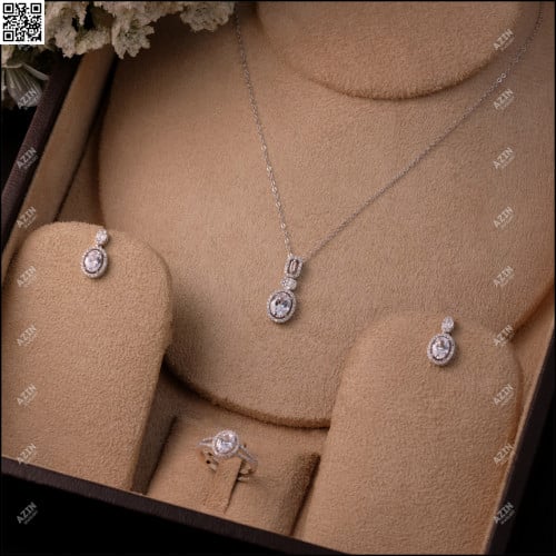 طقم ناعم 3 قطع H-S010 | فضة عيار 925