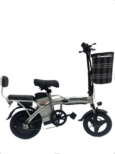 دراجة كهربائية وهوائية v48 مقاس 14