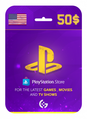 بطاقة بلايستيشن 50$ ( امريكي )