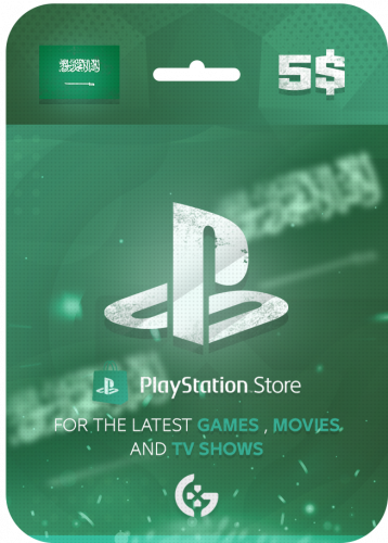 بطاقة بلايستيشن 5$ ( سعودي )