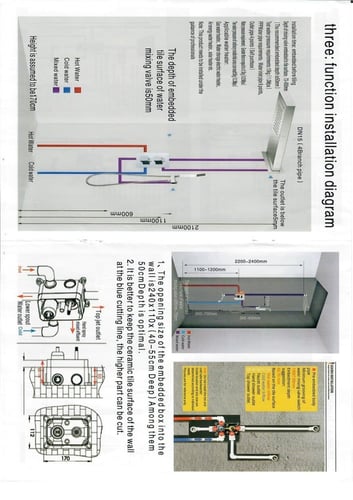 طقم دش كامل الماني (3 خط ) لون اسود ضمان 10 سنوات...