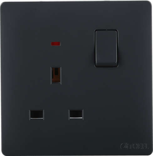 فيش ثلاثي مع مفتاح 13 امبير ألوان متعددة توفل