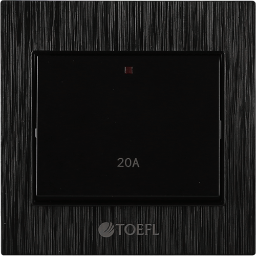 مفتاح سخان مربع 20 امبير ألوان متعددة توفل