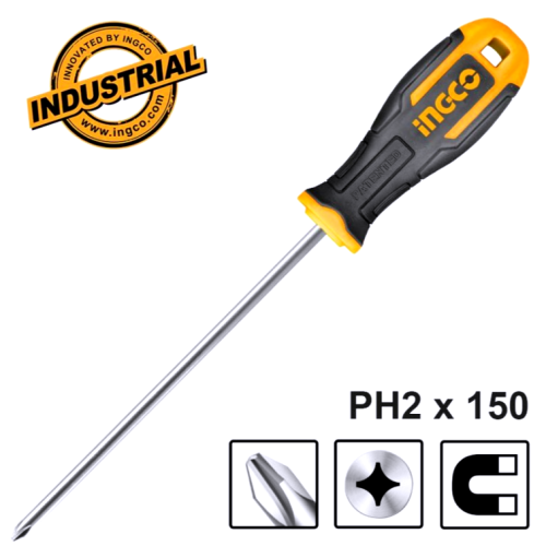 انجكو مفك براغي فيلبس 6*150 مم من الفولاذ الكربوني...