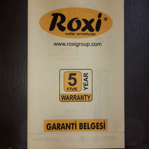 خلاط مغسلة قصير صناعة تركية روكسي ضمان 5 سنوات