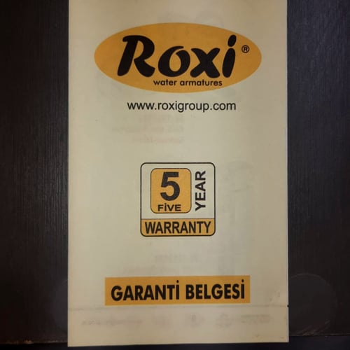 خلاط مغسلة صناعة تركية روكسي ضمان 5 سنوات