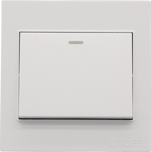 مفتاح كهرباء مفرد ألوان متعددة توفل