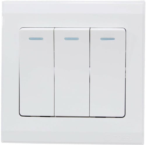 مفتاح كهرباء ثلاثى ألوان متعدده توفل