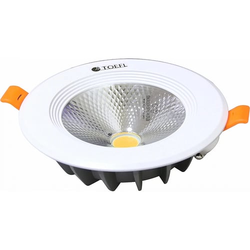 كشاف سيوبي دفن لون اصفر 10 سم 12 واط توفل