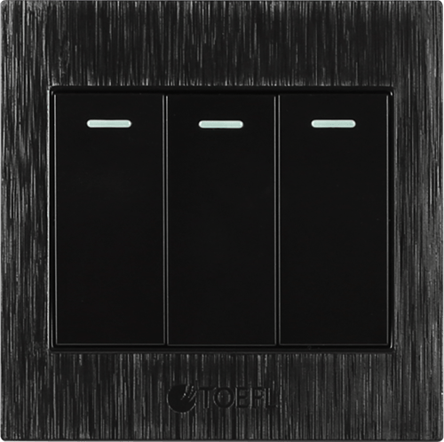 مفتاح كهرباء ثلاثى ألوان متعدده توفل