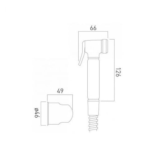 شطاف الماني اليكس اصلي لون كروم شميت ضمان 3 سنوات...