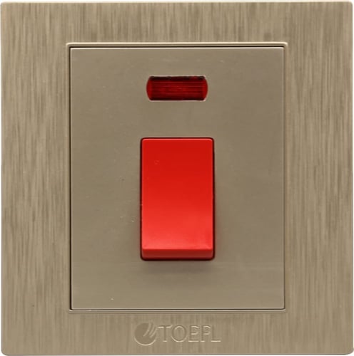 مفتاح سخان مربع 20 امبير ألوان متعددة توفل