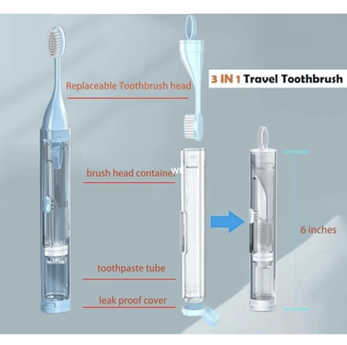 جهاز الخيط الاسنان المائي+فرشاة ذكية