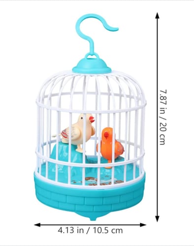 لعبة قفص الطيور , تغني وتردد الأصوات