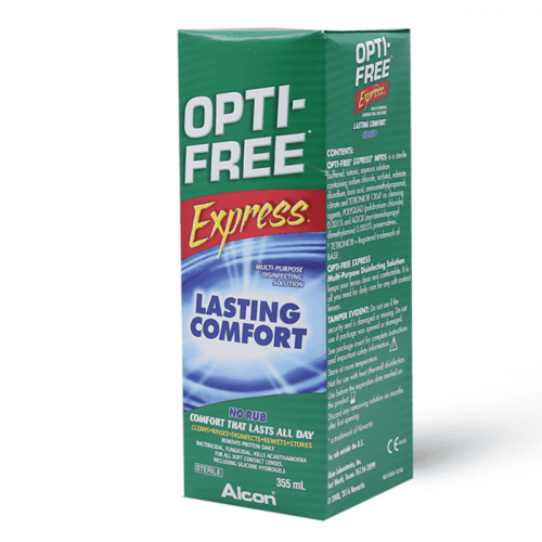 محلول أوبتي فري إكسبرس للعدسات اللاصقة