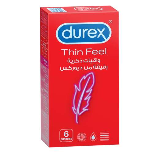 Durex Condom Feel Thin 6 Pcs