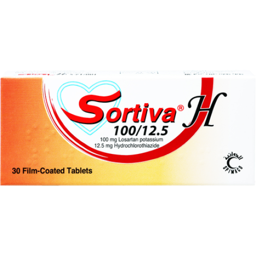 سورتيفا اتش 100/12.5 ملجم