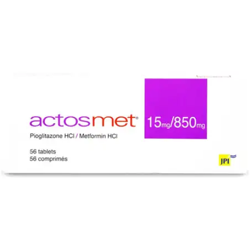 ACTOSMET 15MG/850MG 56 TAB