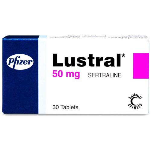 لوسترال 50 مجم، مضاد للاكتئاب - 30 قرص