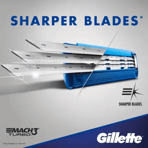 جيليت ماك 3 تربو 2 شفرة للبشرة الحساسة