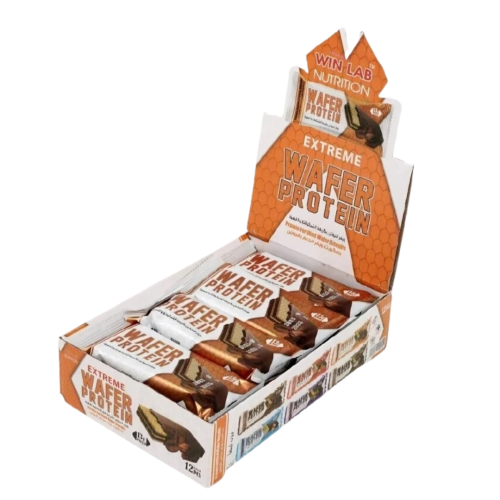 وين لاب ويفر بروتين شوكولاته وقهوة علبة 12 قطعة
