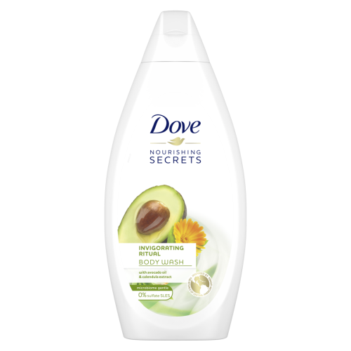 دوف سائل استحمام بزيت الافوكادو و الاذريون 500 مل