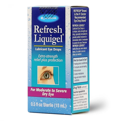 ريفريش ليكويجل، قطرات، مرطب للعين، يقلل من جفاف ال...