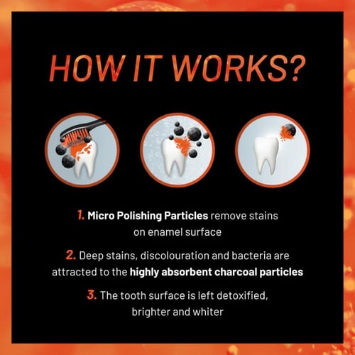 معجون أسنان وايت جلو مزيل البقع العميقة بالفحم 150...