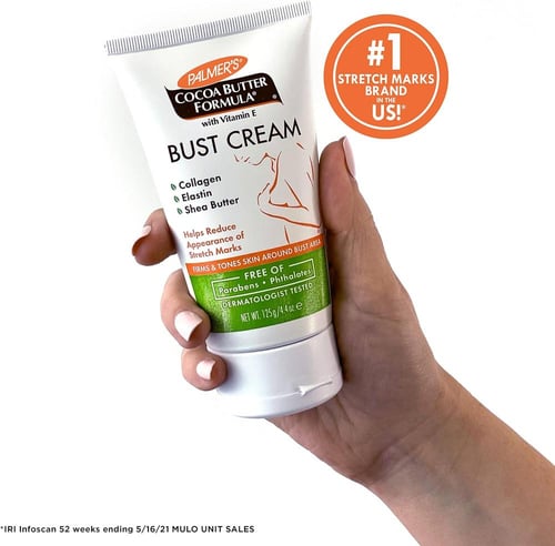 كريم تدليك شد الصدر بتركيبة زبدة الكاكاو مع فيتامي...