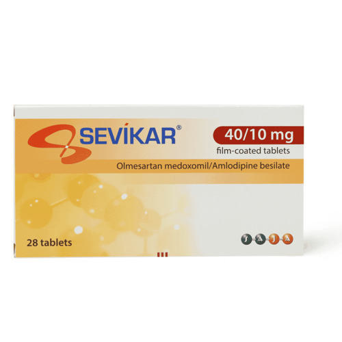 سيفيكار 40/10 لعلاج ارتفاع ضغط الدم - 28 قرص