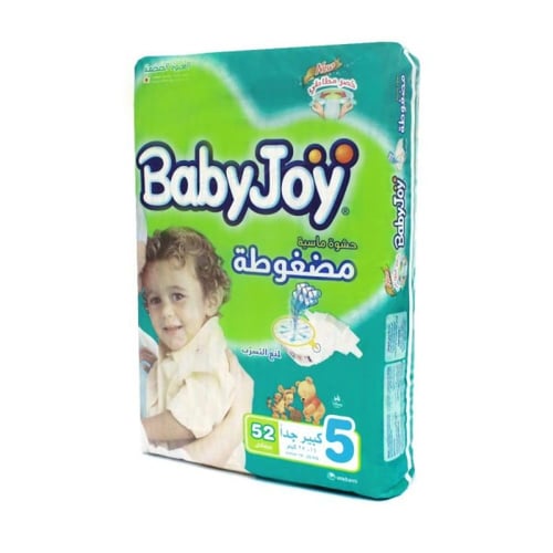 بيبي جوي، حفاضات أطفال، عبوة ميجا، مقاس (5) - 52 ق...