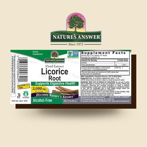مكمل جذر عرق السوس 2000 ملجم 30 مل