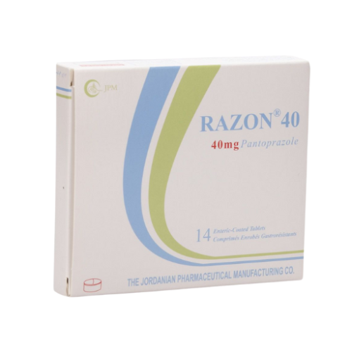 رازون 40 مجم، يقلل من حموضة المعدة، ويخفف أعراض حر...