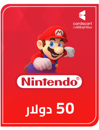 بطاقة نينتيندو اي شوب 50 دولار