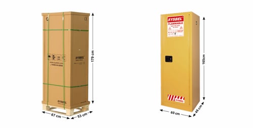 خزانة تخزين آمنة للسوائل والمواد الكيميائية القابل...