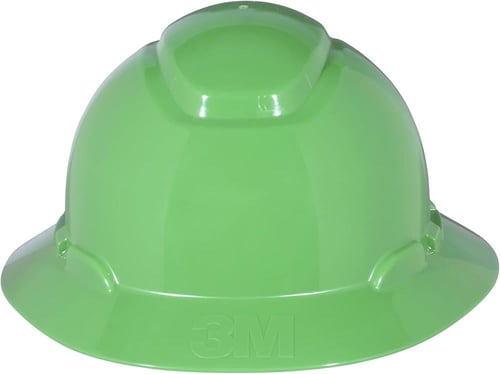 قبعة صلبة كاملة الحواف من 3M H-804R-UV، خضراء، تعل...
