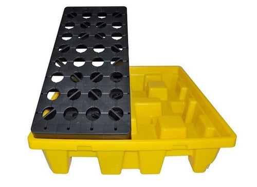 منصة بلاستيكية لاحتواء الانسكاب - 4 براميل 35 كجم...