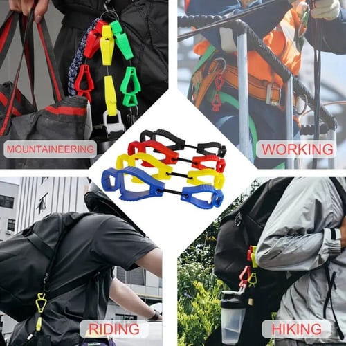 مشبك حامل القفازات، مشبك أداة ABS ملون، مناسب للقف...