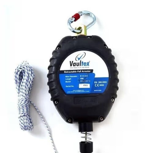 مانع السقوط القابل للسحب من Vaultex - حبل سلكي بطو...