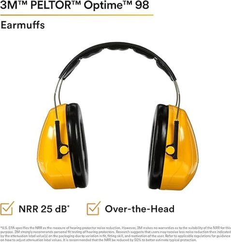 سماعات / سدادات الأذن 3M™ PELTOR™ Optime™ 98 H9A،...