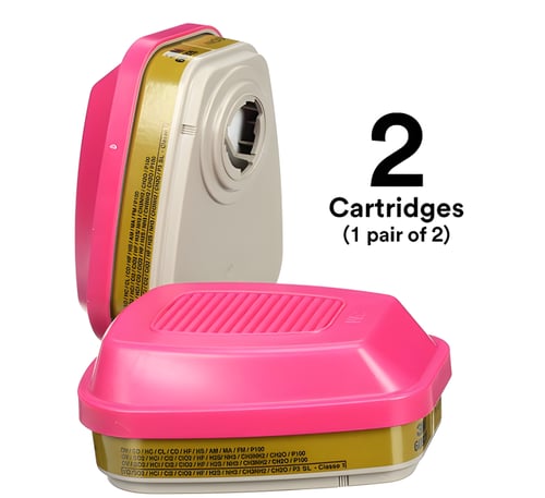 خرطوشة/مرشح متعدد الغازات/البخار 60926، P100 من 3M...