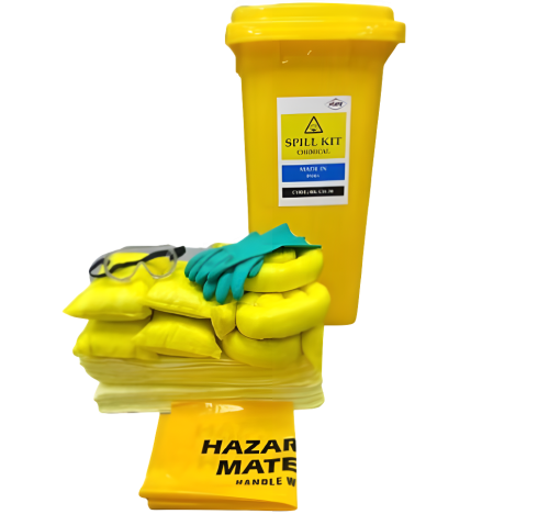 طقم انسكاب المواد الكيميائية سعة 20 جالون