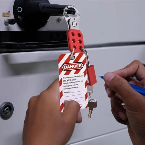 طقم قفل وعزل كهربائي صناعي – مجموعة Lockout Tagout...