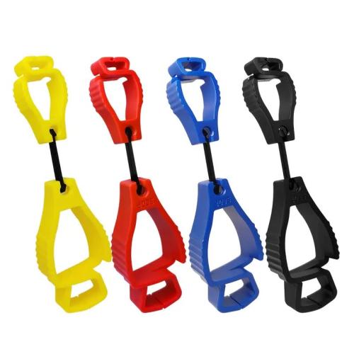 مشبك حامل القفازات، مشبك أداة ABS ملون، مناسب للقف...