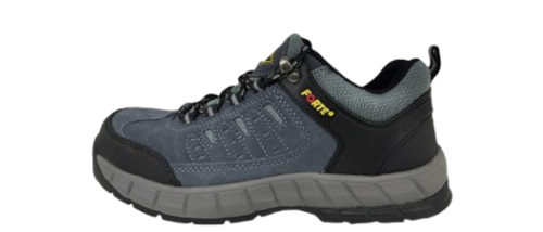 حذاء سلامة ماركة فورت قصير / رمادي -Safety Shoes F...