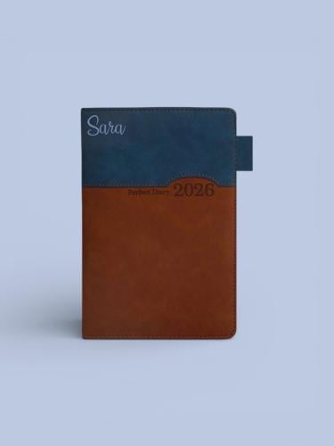 دفتر 2026 كحلي و بني