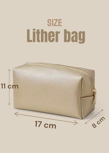 شنطة جلد بحفر اسم L