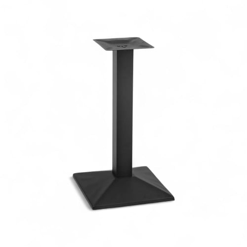 قاعدة طاولة طعام حديد مربع اسود مع عامود مربع GWD1...